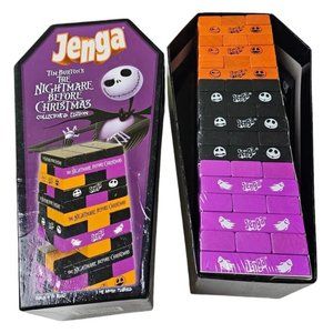 The Nightmare Before Christmas Jenga Collectors Edition Complete 2009 Tim Burton